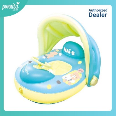Nai-B Cushion Parasol Baby Walker Swim tube ห่วงยางเล่นน้ำพร้อมร่มบังแดด - Mint